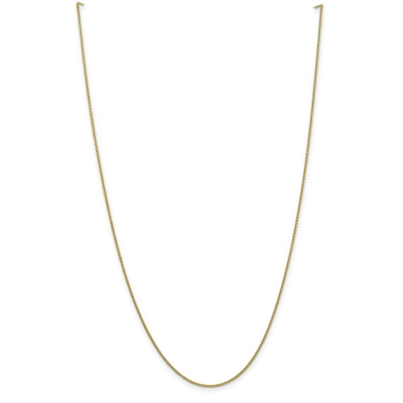 Primal Gold 10 Karat Yellow Gold 1.5mm Cable Chain Anklet