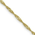 thumbnail image 1 of Primal Gold 10 Karat Yellow Gold 1.7mm Singapore Chain, 1 of 4