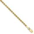 thumbnail image 1 of Primal Gold 10 Karat Yellow Gold 2.5mm Semi-solid Diamond-cut Rope Chain, 1 of 4