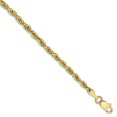 thumbnail image 1 of Primal Gold 10 Karat Yellow Gold 2.8mm Semi-Solid Rope Chain, 1 of 4