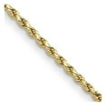 thumbnail image 1 of Primal Gold 10 Karat Yellow Gold 2mm Semi-solid Diamond-cut Rope Chain, 1 of 4