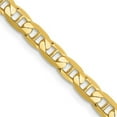 thumbnail image 1 of Primal Gold 10 Karat Yellow Gold 3.75mm Concave Anchor Chain, 1 of 4