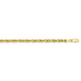 thumbnail image 1 of Primal Gold 10 Karat Yellow Gold 4.25mm Semi-solid Rope Chain, 1 of 4