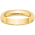 thumbnail image 1 of Primal Gold 10 Karat Yellow Gold 4mm Lightweight Half Round Band Size 14, 1 of 5