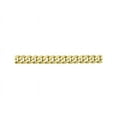 thumbnail image 1 of Primal Gold 10 Karat Yellow Gold 5.75mm Flat Beveled Curb Chain Bracelet, 1 of 5