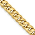 thumbnail image 1 of Primal Gold 10 Karat Yellow Gold 6.75mm Semi-solid Miami Cuban Chain, 1 of 11