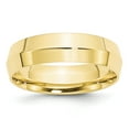 thumbnail image 1 of Primal Gold 10 Karat Yellow Gold 6mm Knife Edge Comfort Fit Band Size 8.5, 1 of 3