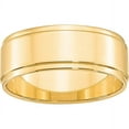 thumbnail image 1 of Primal Gold 10 Karat Yellow Gold 8mm Flat with Step Edge Band Size 7.5, 1 of 3