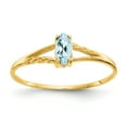 thumbnail image 1 of Primal Gold 10 Karat Yellow Gold Geniune White Topaz Birthstone Ring, 1 of 7
