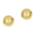 thumbnail image 1 of Primal Gold 10 Karat Yellow Gold Polished 7mm Ball Post Earrings, 1 of 4