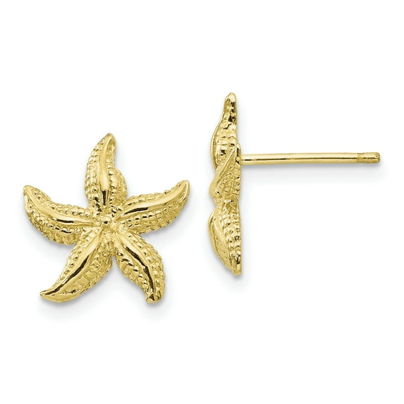 Primal Gold 10 Karat Yellow Gold Starfish Earrings