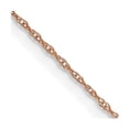 thumbnail image 1 of Primal Gold 14 Karat Rose Gold 0.5mm Baby Rope Chain Necklace, 1 of 3