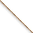 thumbnail image 1 of Primal Gold 14 Karat Rose Gold 0.85mm Diamond-cut Spiga Chain Necklace, 1 of 4