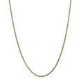 thumbnail image 1 of Primal Gold 14 Karat Rose Gold 2.1mm Diamond-cut Spiga Chain Necklace, 1 of 4
