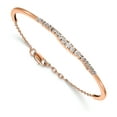 thumbnail image 1 of Primal Gold 14 Karat Rose Gold Lab Grown Diamond SI1/SI2, G H I, Graduated Bangle Bracelet, 1 of 4