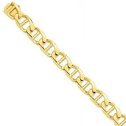 Primal Gold 14 Karat Two-Tone 14.6mm Anchor Link Bracelet