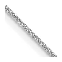Primal Gold 14 Karat White Gold 0.8mm Spiga Chain