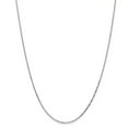 thumbnail image 1 of Primal Gold 14 Karat White Gold 1.40mm Diamond-Cut Cable Chain, 1 of 4