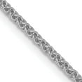 thumbnail image 1 of Primal Gold 14 Karat White Gold 1.65mm Solid Polished Spiga Chain, 1 of 6