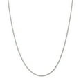 thumbnail image 1 of Primal Gold 14 Karat White Gold 1.75mm Parisian Wheat Chain Necklace, 1 of 4