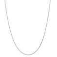 thumbnail image 1 of Primal Gold 14 Karat White Gold 1mm Diamond-cut Parisian Wheat Chain Bracelet, 1 of 4