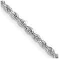 thumbnail image 1 of Primal Gold 14 Karat White Gold 2.00mm Diamond Cut Quadruple Rope Chain, 1 of 4