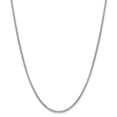 thumbnail image 1 of Primal Gold 14 Karat White Gold 2.45mm Semi-solid Round Box Chain, 1 of 4
