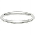 thumbnail image 1 of Primal Gold 14 Karat White Gold 2mm Lightweight Comfort Fit Band Size 13, 1 of 5