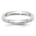 thumbnail image 1 of Primal Gold 14 Karat White Gold 3mm Comfort-Fit Band, 1 of 5