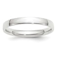 thumbnail image 1 of Primal Gold 14 Karat White Gold 3mm Lightweight Comfort Fit Band Size 11, 1 of 10