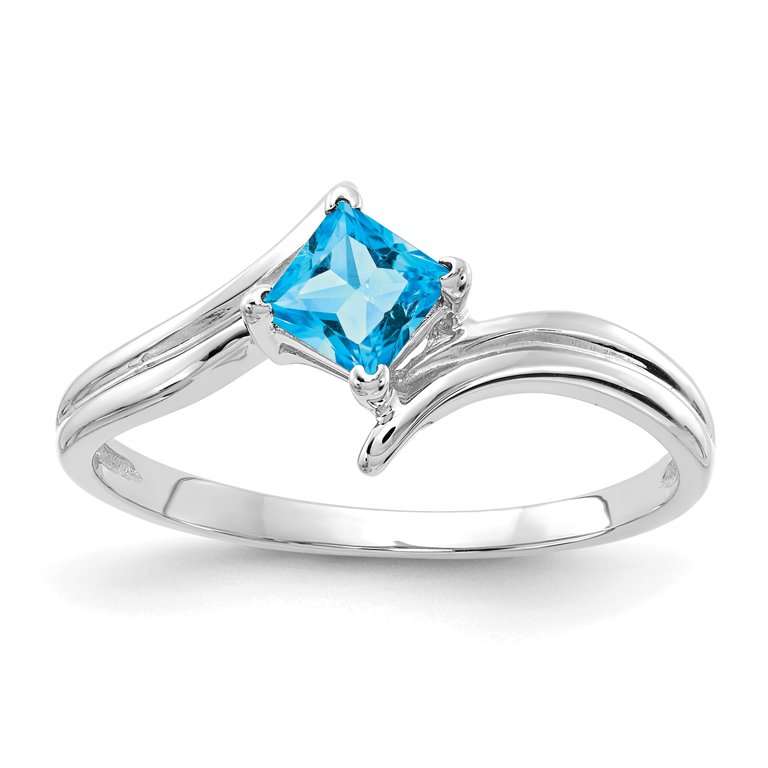 Walmart blue store topaz ring