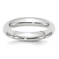 thumbnail image 1 of Primal Gold 14 Karat White Gold 4mm Standard Comfort Fit Wedding Band Size 9.5, 1 of 6