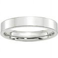 thumbnail image 1 of Primal Gold 14 Karat White Gold 4mm Standard Flat Comfort Fit Band Size 5.5, 1 of 5