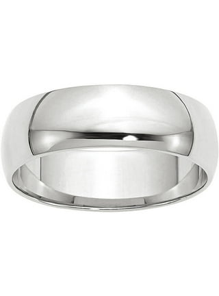 Mens silver sale wedding bands walmart