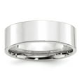 thumbnail image 1 of Primal Gold 14 Karat White Gold 7mm Standard Flat Comfort Fit Band Size 8.5, 1 of 5
