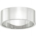 thumbnail image 1 of Primal Gold 14 Karat White Gold 8mm Lightweight Flat Band Size 12.5, 1 of 5