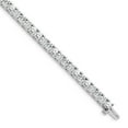 thumbnail image 1 of Primal Gold 14 Karat White Gold AA Diamond Tennis Bracelet, 1 of 5