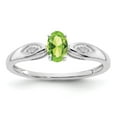 thumbnail image 1 of Primal Gold 14 Karat White Gold Peridot and Diamond Ring, 1 of 5