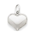 thumbnail image 1 of Primal Gold 14 Karat White Gold Puffed Heart Pendant, 1 of 6