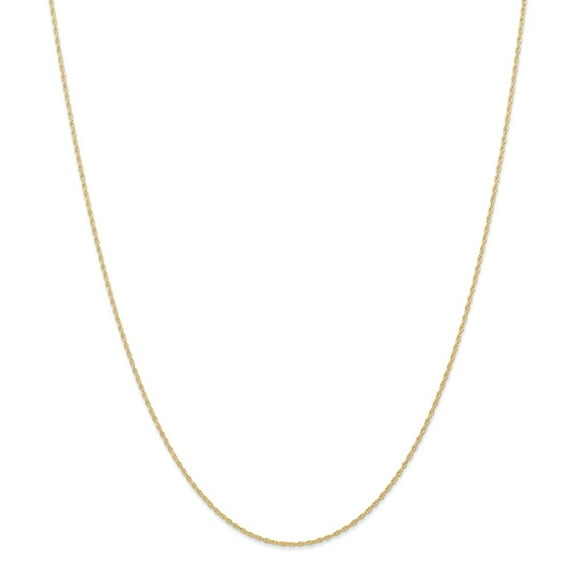 Primal Gold 14 Karat Yellow Gold 0.95 mm Carded Cable Rope Chain