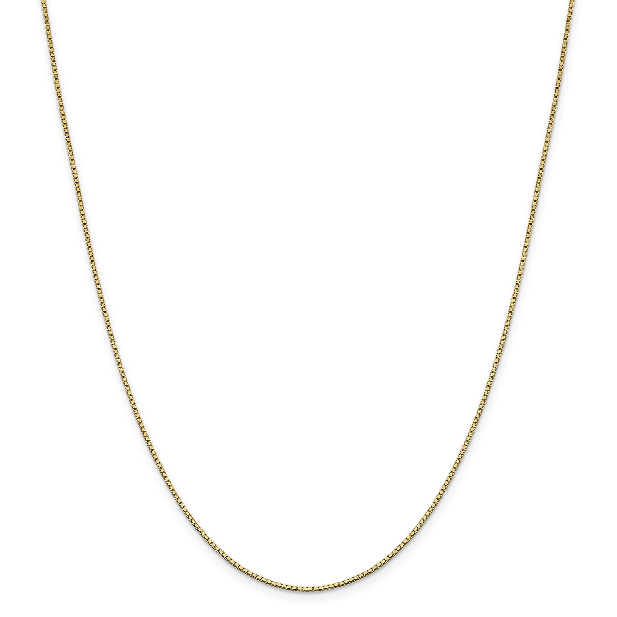 Xp Gold Chain Primal Gold 14 Karat Yellow Gold 1.05mm Box Chain - Walmart.com