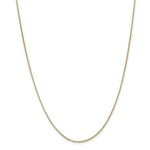 Primal Gold 14 Karat Yellow Gold 1.15mm Rolo Pendant Chain