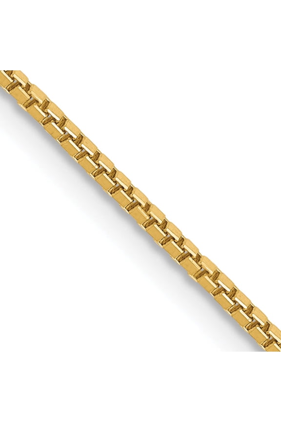 14 Karat Yellow Gold 1.1mm Box Chain