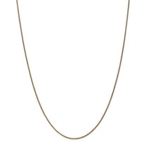 Primal Gold 14 Karat Yellow Gold 1.2mm Diamond-cut Spiga Chain
