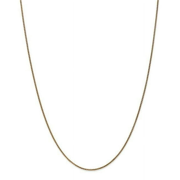 Primal Gold 14 Karat Yellow Gold 1.2mm Diamond-cut Spiga Chain