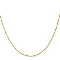 Primal Gold 14 Karat Yellow Gold 1.2mm Parisian Wheat Chain