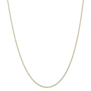14K Yellow Gold 2.75mm Regular Rope Chain 24 Inches 14K Yellow Gold 2.75mm Regular Rope Chain 24 Inches