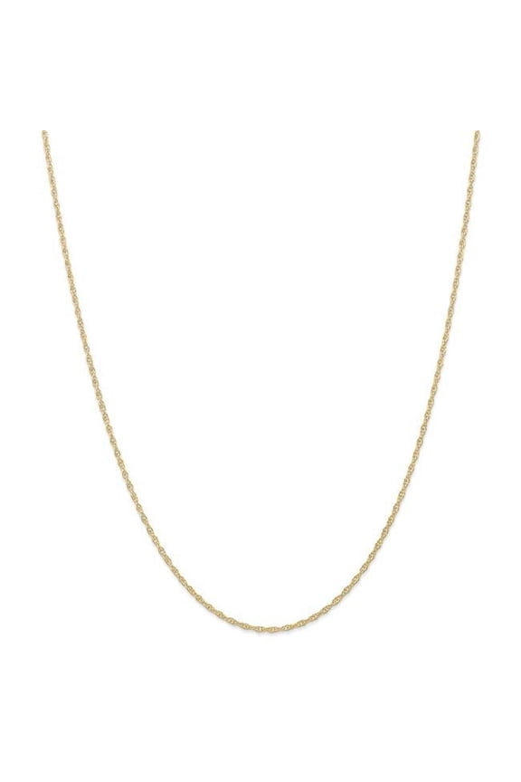 14 Karat Yellow Gold 1.35mm Carded Cable Rope Chain