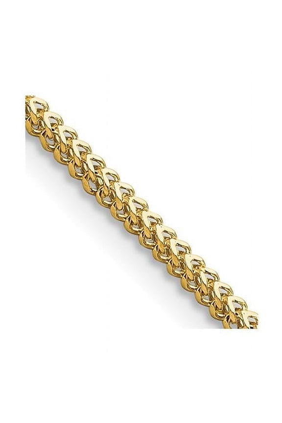 14 Karat Yellow Gold 1.4mm Franco Chain