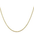 thumbnail image 1 of Primal Gold 14 Karat Yellow Gold 1.5mm Extra-Light Diamond-cut Rope Chain, 1 of 7